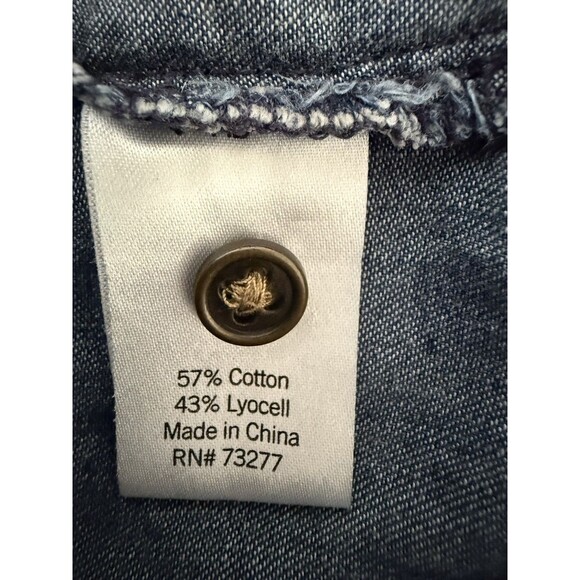 Sonoma The Everyday Denim Shirt Women Size S Long Sleeve Front Pockets Button Up - Picture 6 of 7
